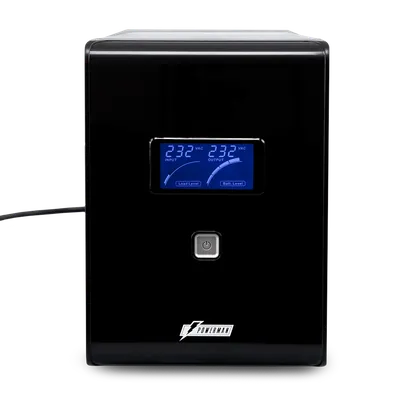 ИБП Powerman Smart Sine 1500, линейно-интерактивный, 1500ВА/1050Вт, LCD, 4 розетки