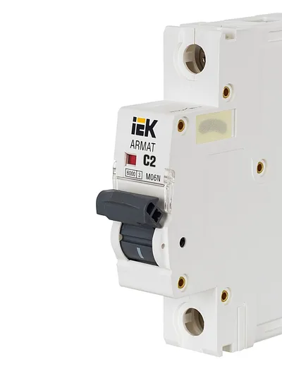Автоматический выключатель IEK AR-M06N-1-C002 ARMAT, 1P, C, 2 А, 6 кА
