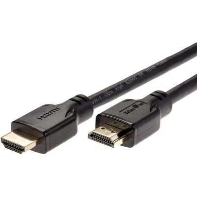 Кабель HDMI Telecom TCG255-1.5M, HDMI 19M–19M, версия 2.1, 8K@60 Гц, 1.5 м, черный