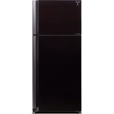 Холодильник Sharp, ВхШхГ 1850х800х735 мм, отдельностоящий, No Frost, объем 578 (430+148) л, инверторный компрессор, ионизация воздуха, быстрое замораживание, быстрое охлаждение, дезодорирующая система, льдогенератор, зона свежести, энергоэффективность A++, цвет красное стекло