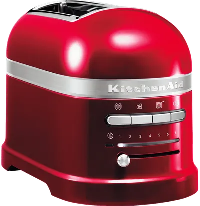 Тостер KitchenAid 5KMT2204ECA, 1250 Вт, 2 тоста, красный