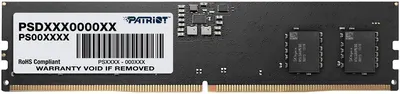 Оперативная память Patriot PSD516G560081, 16GB, DDR5, 5600MHz