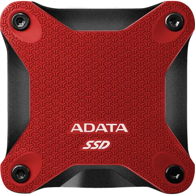Твердотельный накопитель/ ADATA External SSD SD620, 1000GB, Type-C, USB 3.2 Gen2, R/W 520/460 MB/s, 80x80x15mm, Red (5 лет)
