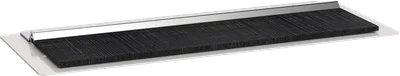BE35-180-55M-LWS - Щеточный кабельный ввод 180х55мм для шкафа 10" LINEA WS серый, ITK