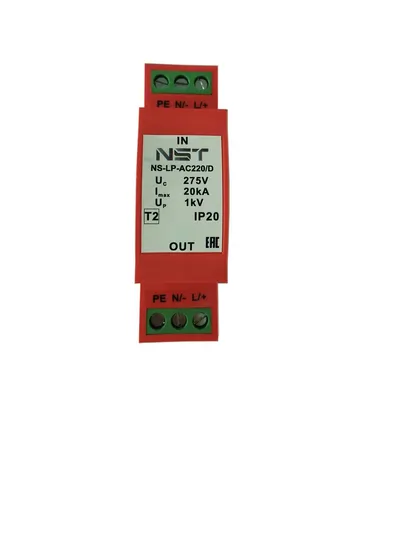 УЗИП NST NS-LP-AC220/D, однофазное, 220В, класс II, 10/20 кА