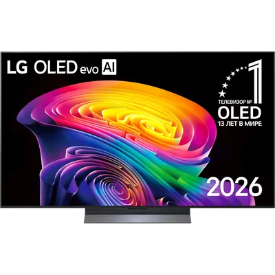 Телевизор LG OLED55C6RLA.ARUG, 55" OLED, Ultra HD, Smart TV