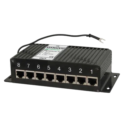 Устройство грозозащиты OSNOVO SP-IP8/1000 (ver.2), 8 портов, до 1000 Мбит/с