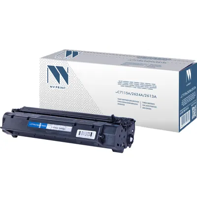 Тонер-картридж NV Print NV-C7115A/2624A/2613A, для HP LaserJet, черный, 2500 страниц