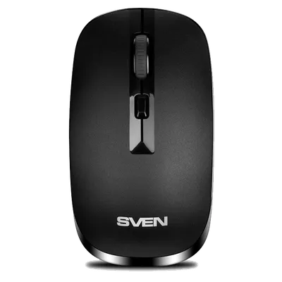 Мышь Sven SV-018160, беспроводная, 2.4GHz, 1600DPI, чёрная