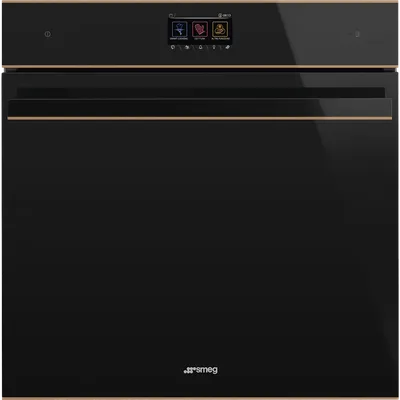 Духовой шкаф SMEG SO6604M2PNR, электрический, 60 см, СВЧ, 68 л, 20 функций, черный