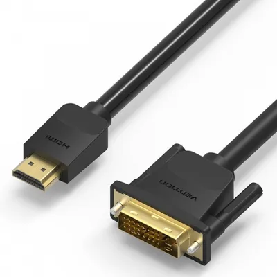 Кабель Vention ABFBJ, HDMI (M) → DVI-D (M), 5 м