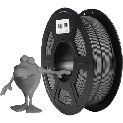 Филамент NV Print NV-3D-PLA-MATTE-GREY, PLA, 1.75 мм, 1 кг, матовый серый