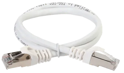 Патч-корд ITK PC08-C6UL-7M, кат.6 UTP LSZH, 7м, белый