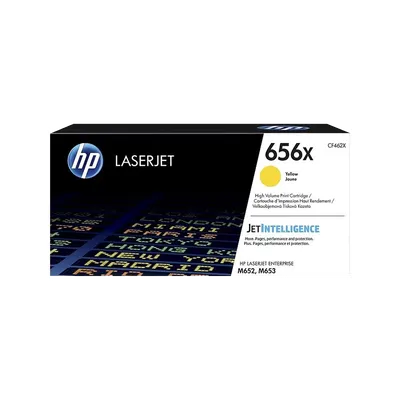 Тонер-картридж HP CF462X (656X), желтый, 22000 страниц, высокая емкость