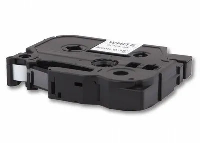 Лента для этикеток Cactus CS-TZ221, 9 мм×8 м, ч/б