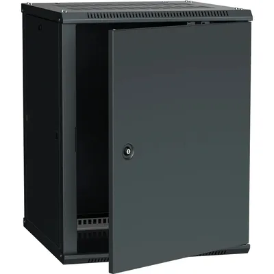 Шкаф ITK LWR5-12U66-MF, 12U, 600×600 мм, металл, черный