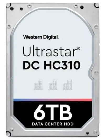 Жесткий диск WD Ultrastar DC HC310 HUS726T6TAL5204, 6 ТБ, SAS-3, 3.5", 7200 об/мин