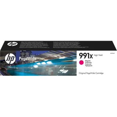 Картридж HP M0J94AE 991X Magenta, для PageWide, 16000 стр
