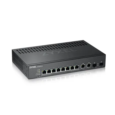 Коммутатор Zyxel GS2220-10HP, L2, 8×1GbE PoE+, 2×Combo, 180 Вт