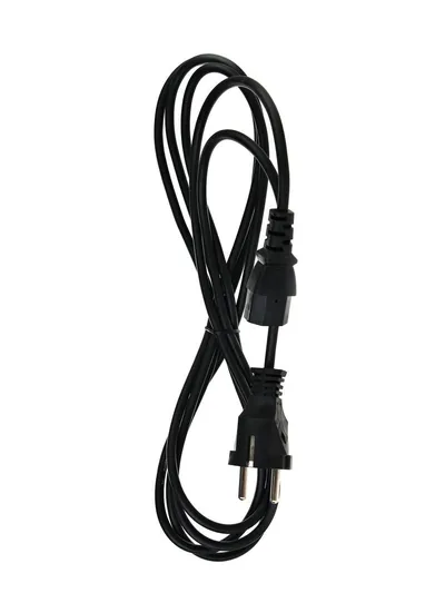 Кабель питания VCOM TP021-3.0-BK, Schuko-C13, 3×0.75мм², 250В, 10А, 3м, черный