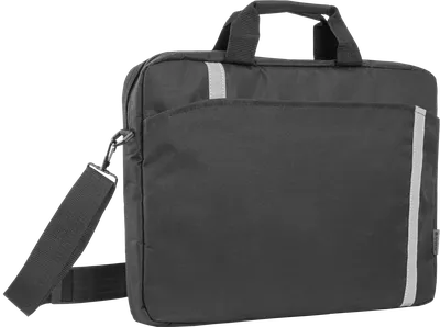 Defender Сумка для ноутбука Shiny 15-16" / 415 х 320 х 50 мм / светоотраж. полоса / полиэстер / черный.
