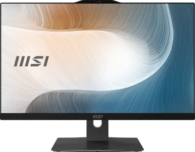 Моноблок MSI Modern AM242P 1M AiO 23,8" FHD (1920x1080)IPS AG Non-touch,Core i3-100U (1.2GHz),8Gb DDR5(1*8GB),512GB SSD M.2, Intel UHD, WiFi, BT, camera, WirelessKB&mouse Eng/Rus, No OS,1y,Black