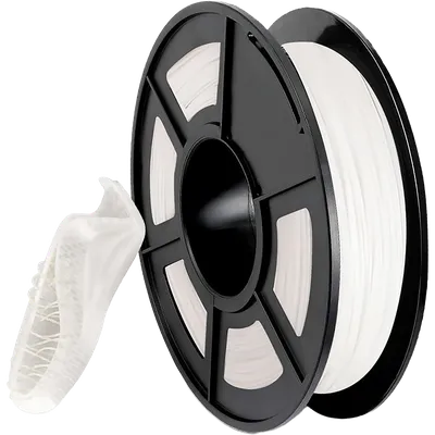 Филамент NV Print NV-3D-TPU-WHITE, TPU, 1.75 мм, 0.5 кг, белый