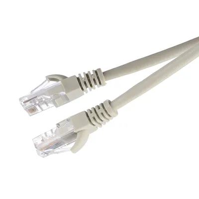 Патч-корд GOPOWER 00-00029033, RJ-45–RJ-45, кат. 5е, 0.5 м, серый
