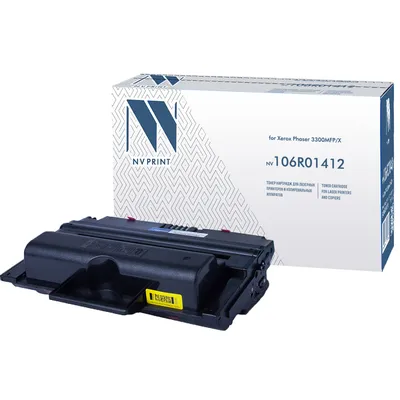 Тонер-картридж NV Print NV-106R01412, черный, 8000 страниц, для Xerox Phaser 3300MFP