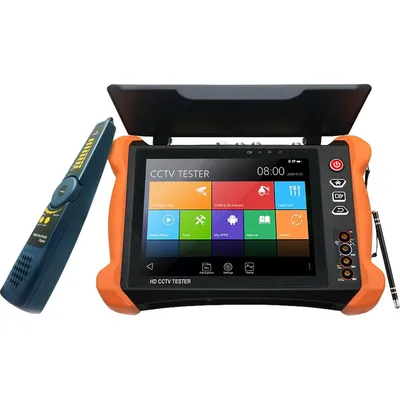 Монитор-тестер Tezter TIP-HOL-MT-8, 8", сенсорный, AHD/CVI/TVI/CVBS/SDI/IP