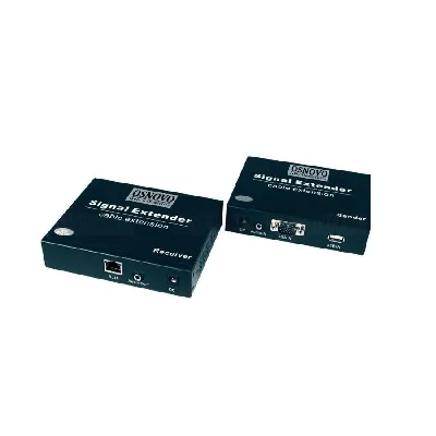 Удлинитель OSNOVO TLN-VKM/1+RLN-VKM/1(ver.2), VGA+аудио+USB по Ethernet, до 200 м
