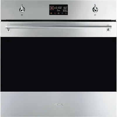 Духовка SMEG SO6302M2X, электрическая, 68 л, СВЧ, 3000 Вт, нержавеющая сталь