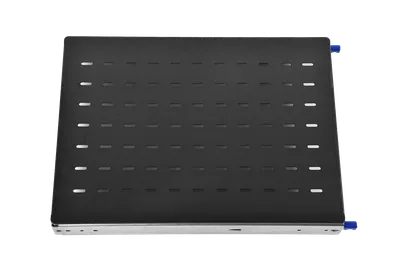 Полка ЦМО ТСВ-62У-9005 усиленная 19", 2U, 150 кг, глубина 620 мм, чёрный
