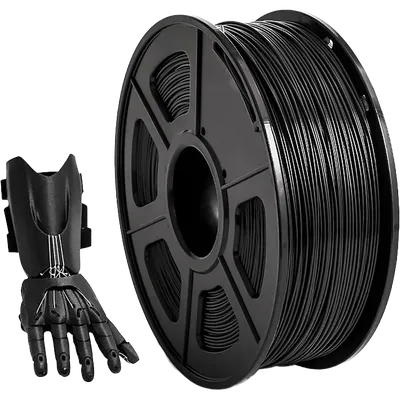 Филамент NV Print NV-3D-ABS-BLACK, ABS, 1,75 мм, 1 кг, чёрный