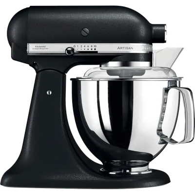 Миксер KitchenAid 5KSM175PSEBK, стационарный, 4.8 л, 300 Вт
