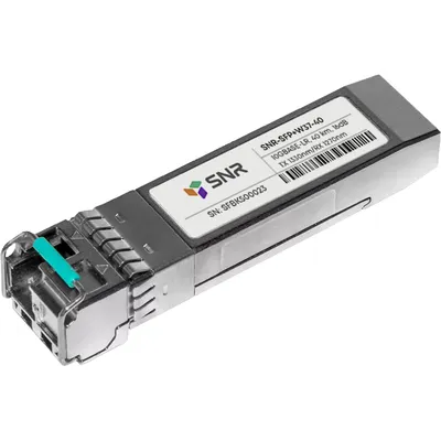 Трансивер SNR SNR-SFP+W37-40, SFP+, 10GBase-ER, 40 км, одномодовый