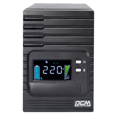 ИБП POWERCOM Smart King Pro+ SPT-1000-II LCD, Line-Interactive, 1000 ВА / 800 Вт, 8×IEC C13