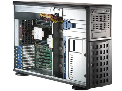 Серверная платформа Supermicro SYS-741P-TRT (bundle4), 4U, 2x LGA-4677, 16x DDR5, 8x3.5"