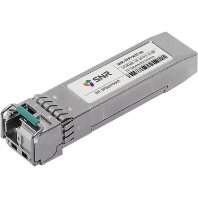 Трансивер SFP+ SNR SNR-SFP+W37-20, WDM, 1330нм, 20км