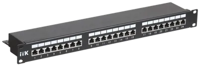 Патч-панель кат.5Е STP, 24 порта (IDC Dual) 1U патч-панель кат.5Е STP, 24 порта (IDC Dual)