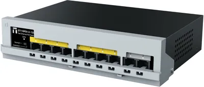 Коммутатор Netis ST110PDI-2-130, неуправляемый L2, 8×100 Мбит/с PoE+, 2×uplink 100 Мбит/с, 120 Вт