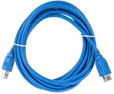 Кабель VCOM VUS7065-3M, удлинитель USB 3.0, USB-A male — USB-A female, 3 м