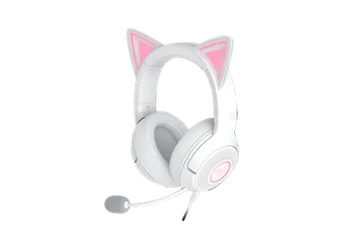 Гарнитура Razer RZ04-04730600-R3M1 (Kraken Kitty V2), проводная USB, накладные, подсветка