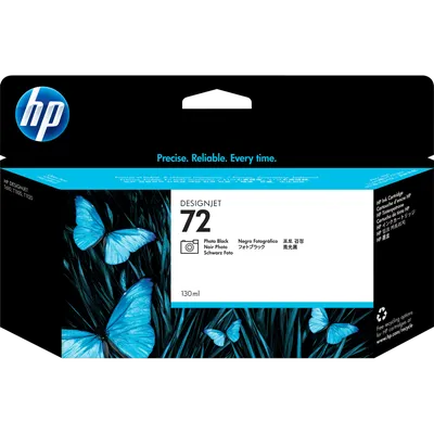 Картридж HP 72 C9370A, струйный, чёрный фото, 130 мл