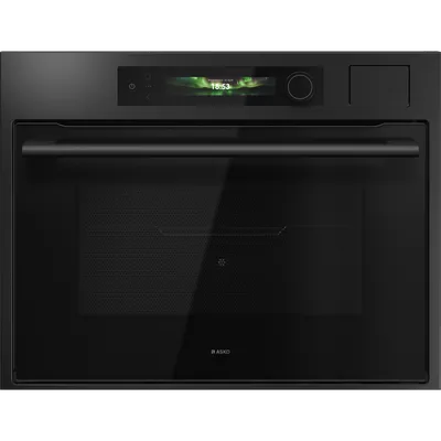 Духовой шкаф ASKO OCSM64GSH, компактный 5-в-1, 51 л, пар+СВЧ