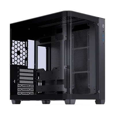 Корпус Jonsbo TK-3 Black, Midi Tower, ATX/mATX/Mini-ITX, USB-C 3.2 Gen 2, закалённое стекло
