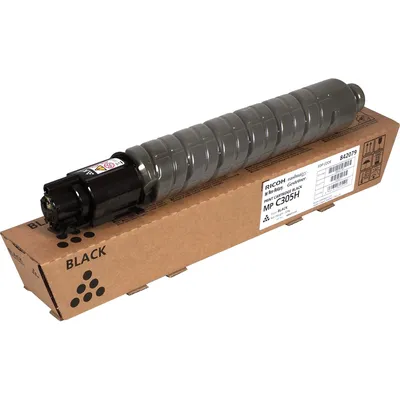 Тонер-картридж Ricoh 842079 (тип MPC305E/MPC305HE), черный, 12000 страниц, для Aficio MP C305SP/C305SPF