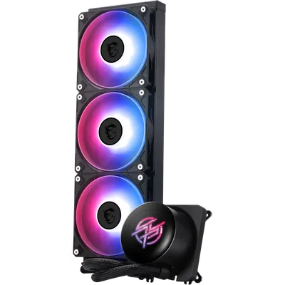 СЖО MSI 306-7ZWGA21-L80, 360 мм, 3x120mm, ARGB, белый
