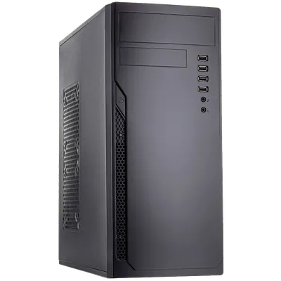 Корпус Foxline FL-301-FZ450R-U32, ATX, Middle Tower, 450Вт