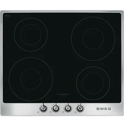 Варочная панель Smeg Victoria SI964XM, индукционная, 4 конфорки, 60 см, стеклокерамика